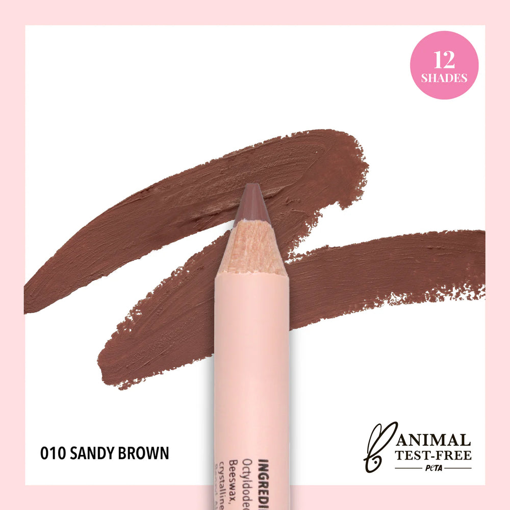 Moira Cosmetics Signature Lip Pencil, Sandy Brown (010)